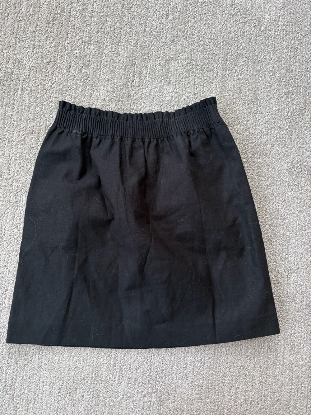 J. Crew Black Skirt with Elastic Waist
